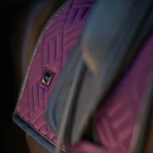 Equestrian Stockholm Dressage Saddle Pad Modern Purple Night