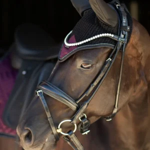 Equestrian Stockholm Ear Bonnet Modern Purple Night