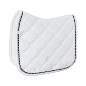 Equestrian Stockholm Dressage Saddle Pad White Perfection Without Badge