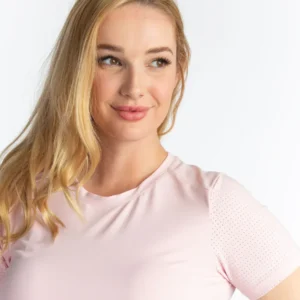 Hannah Childs Maddy Perforated Short Sleeve Tech Tee