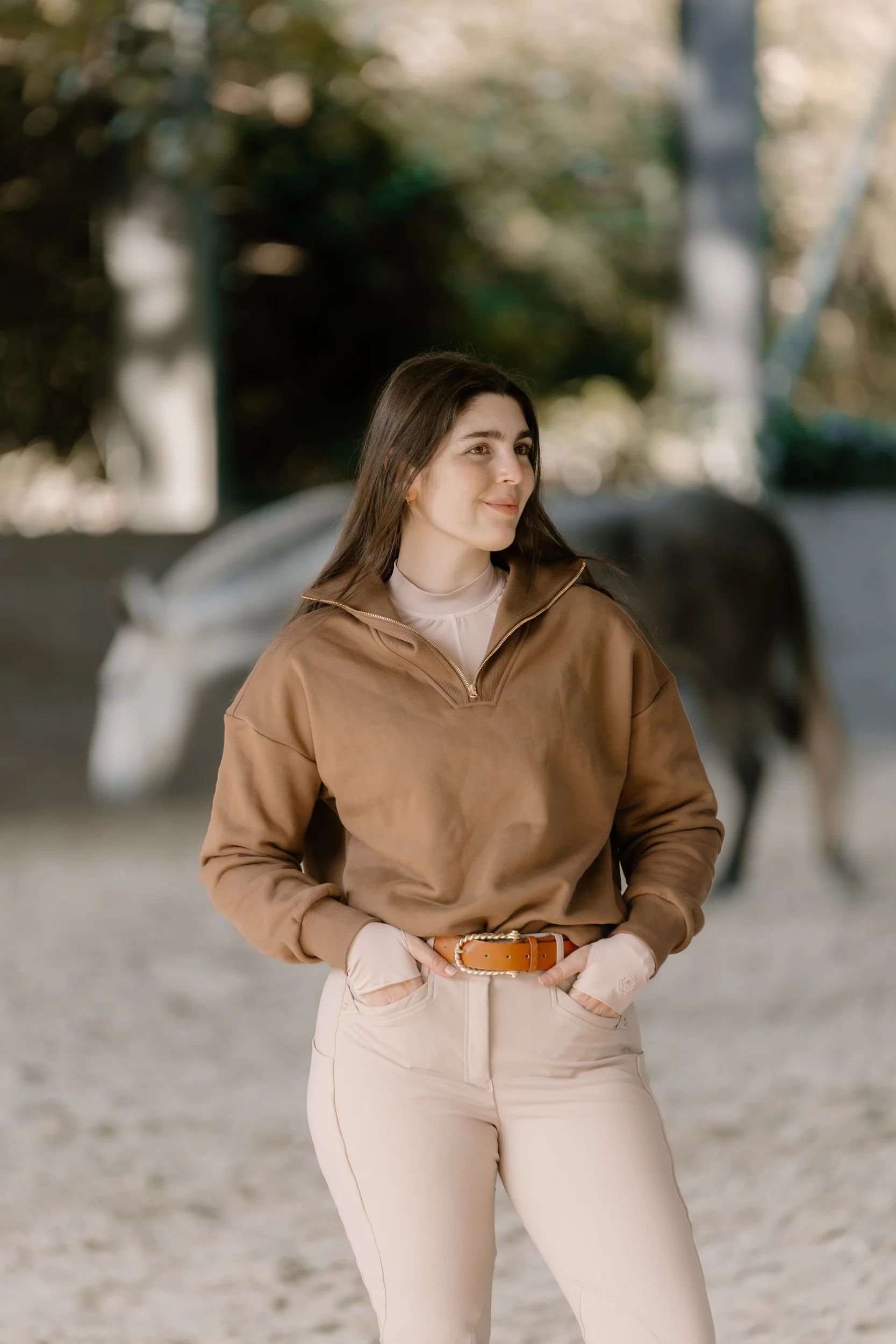 Hannah Childs Charlie 1/4 Zip Warm Up