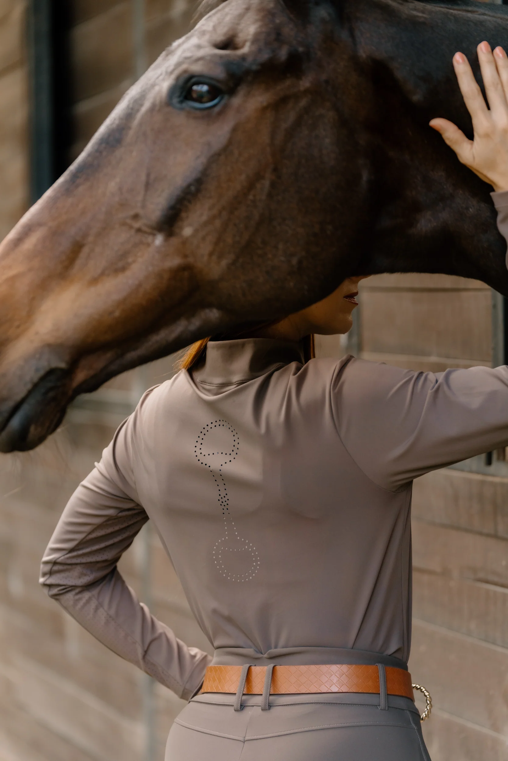 Hannah Childs Sola Perforated Sun Shirt