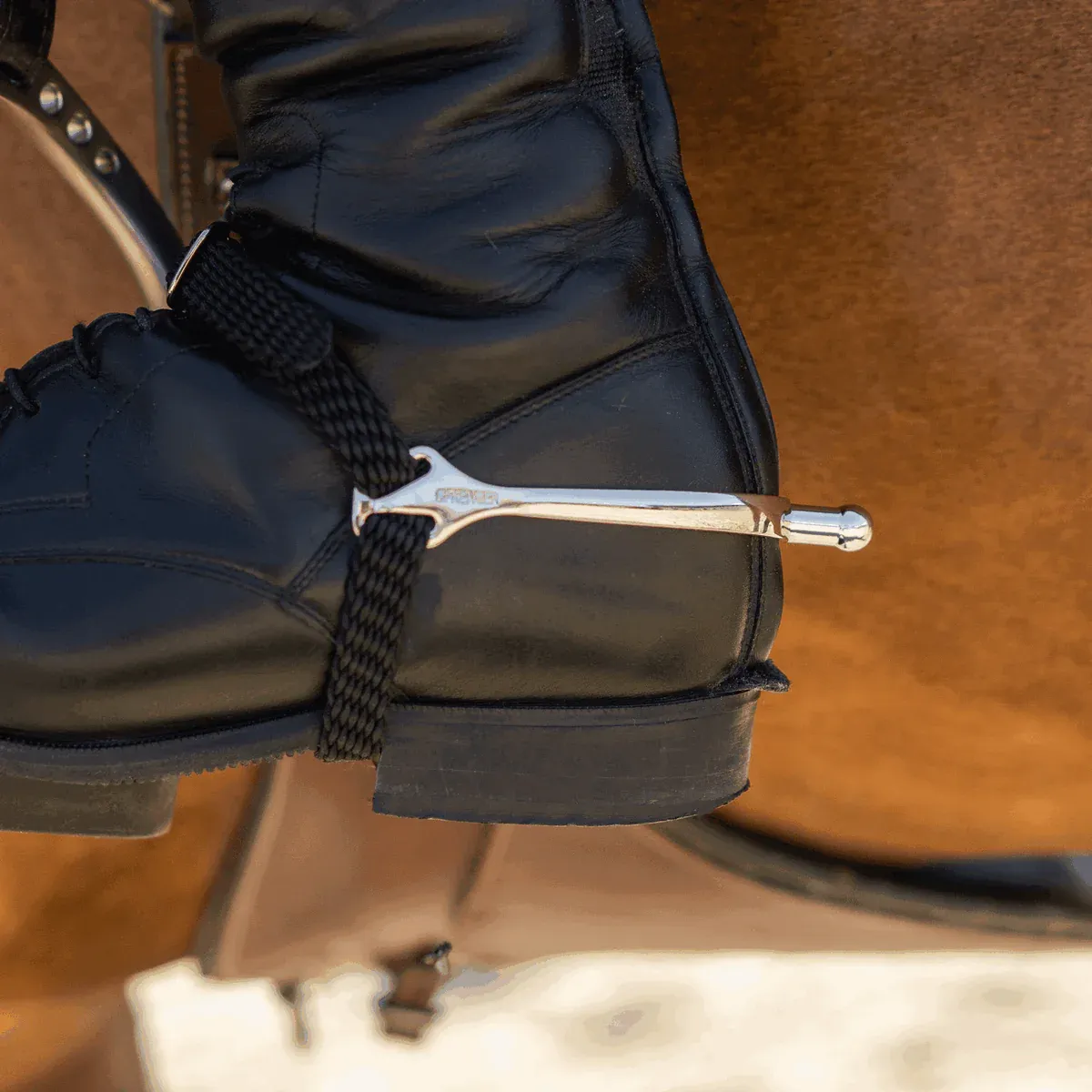 Herm Sprenger ULTRA Fit Spurs with Balkenhol Fastening - Ball-shaped Neck End 20mm