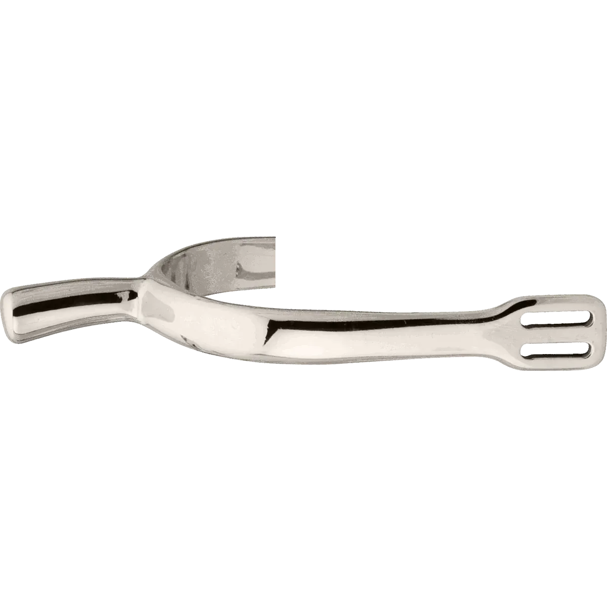 Herm Sprenger Dressage spurs for ladies - German Silver highly polished, 40 mm flat