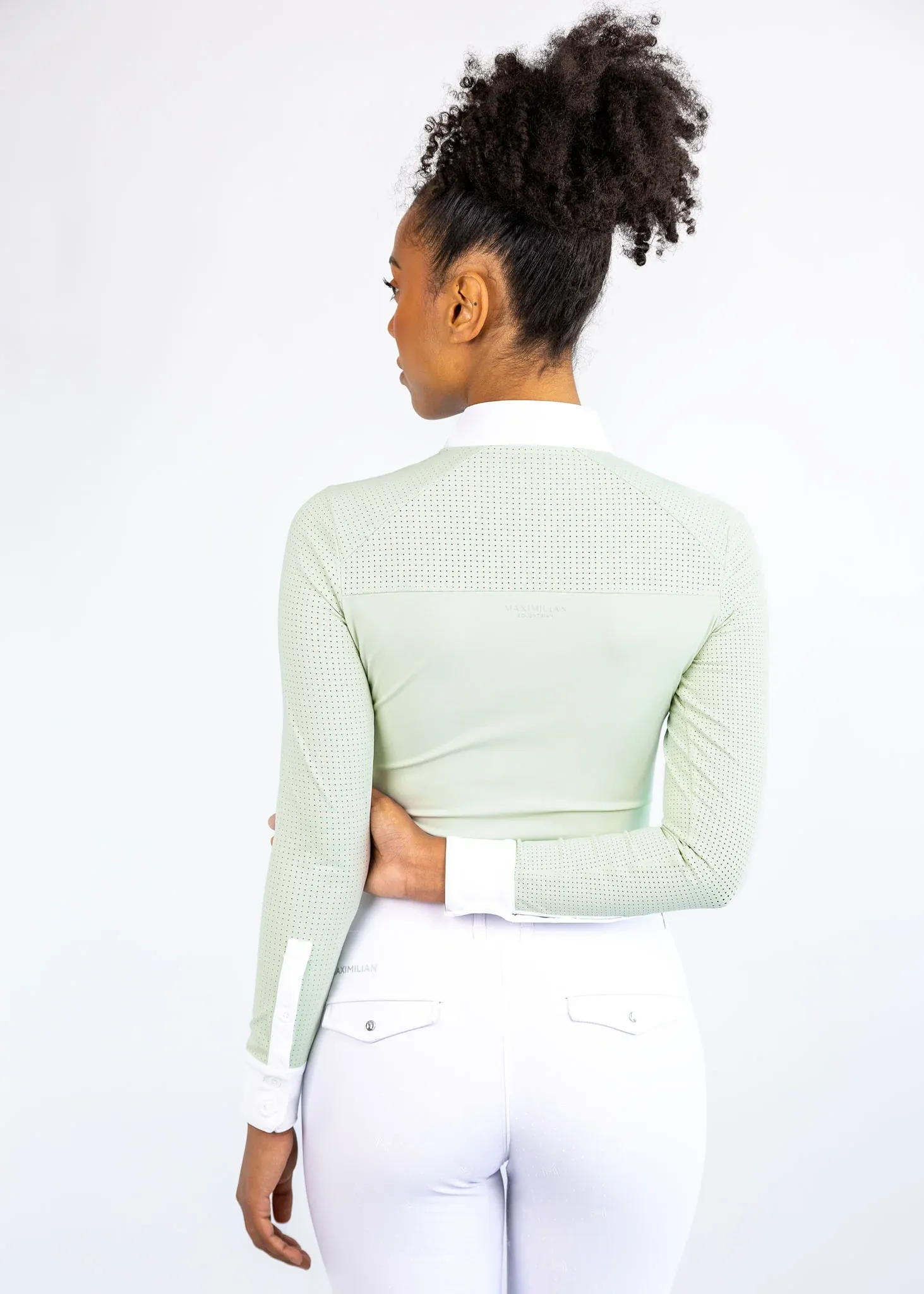 Maximilian Air Long Sleeve Show Shirt Women