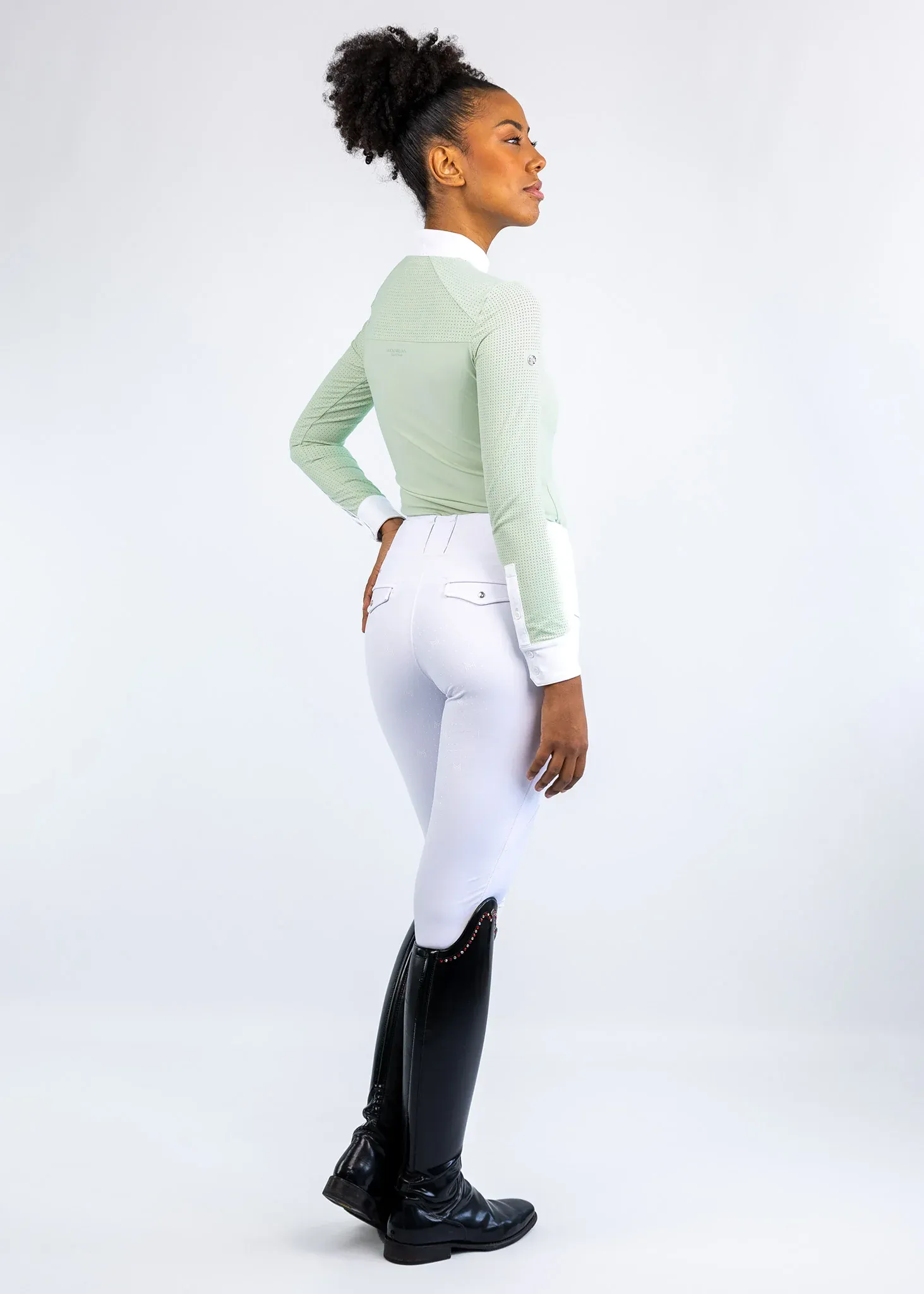 Maximilian Air Long Sleeve Show Shirt Women