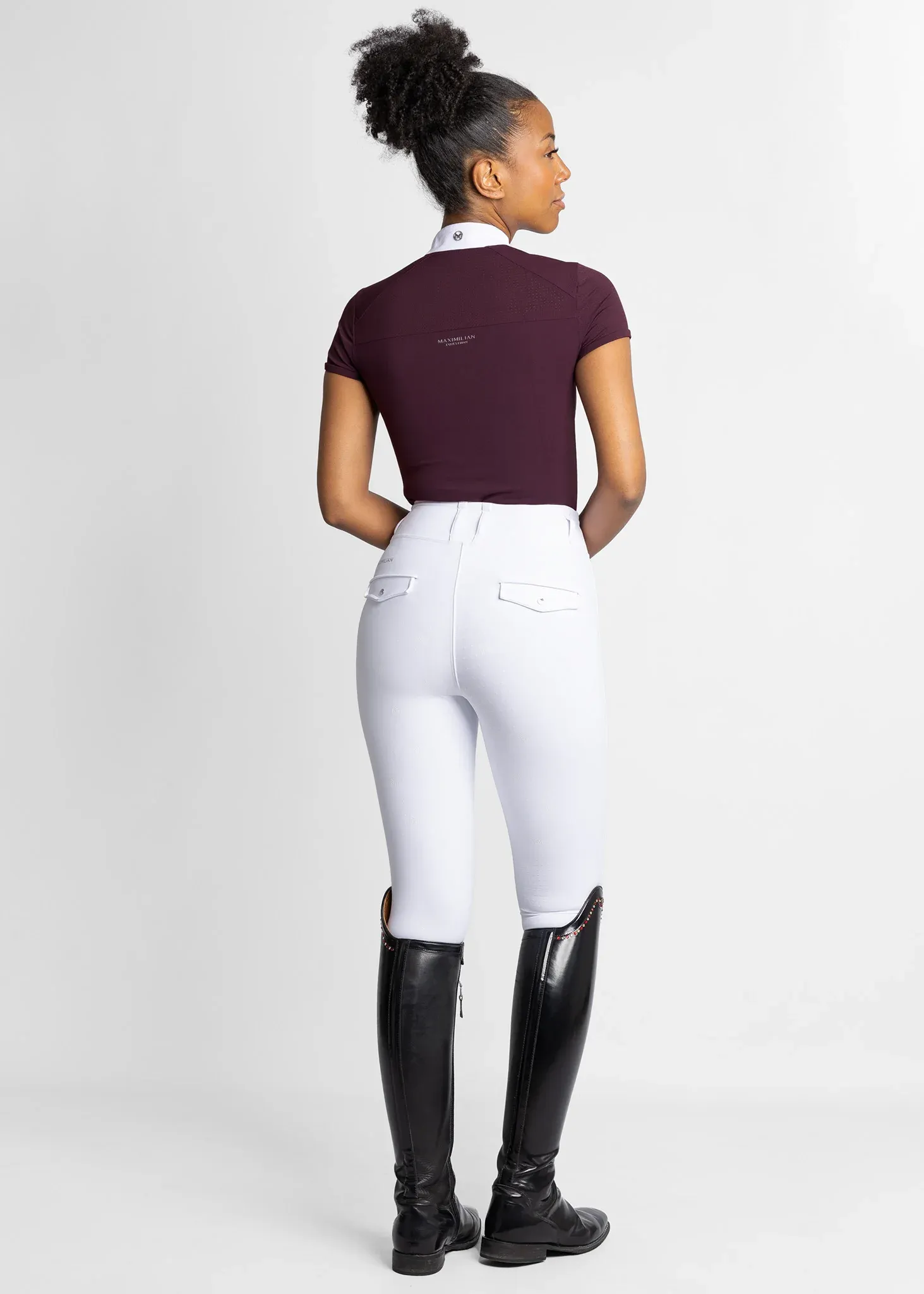 Maximilian Air Short Sleeve Show Shirt Women