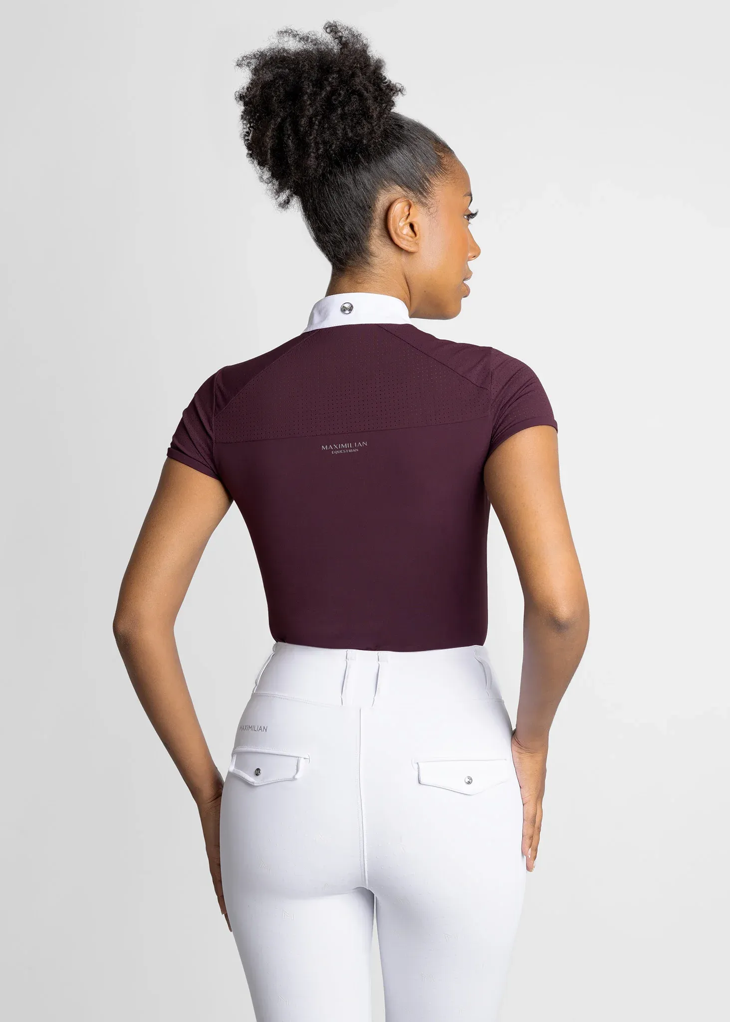 Maximilian Air Short Sleeve Show Shirt Women