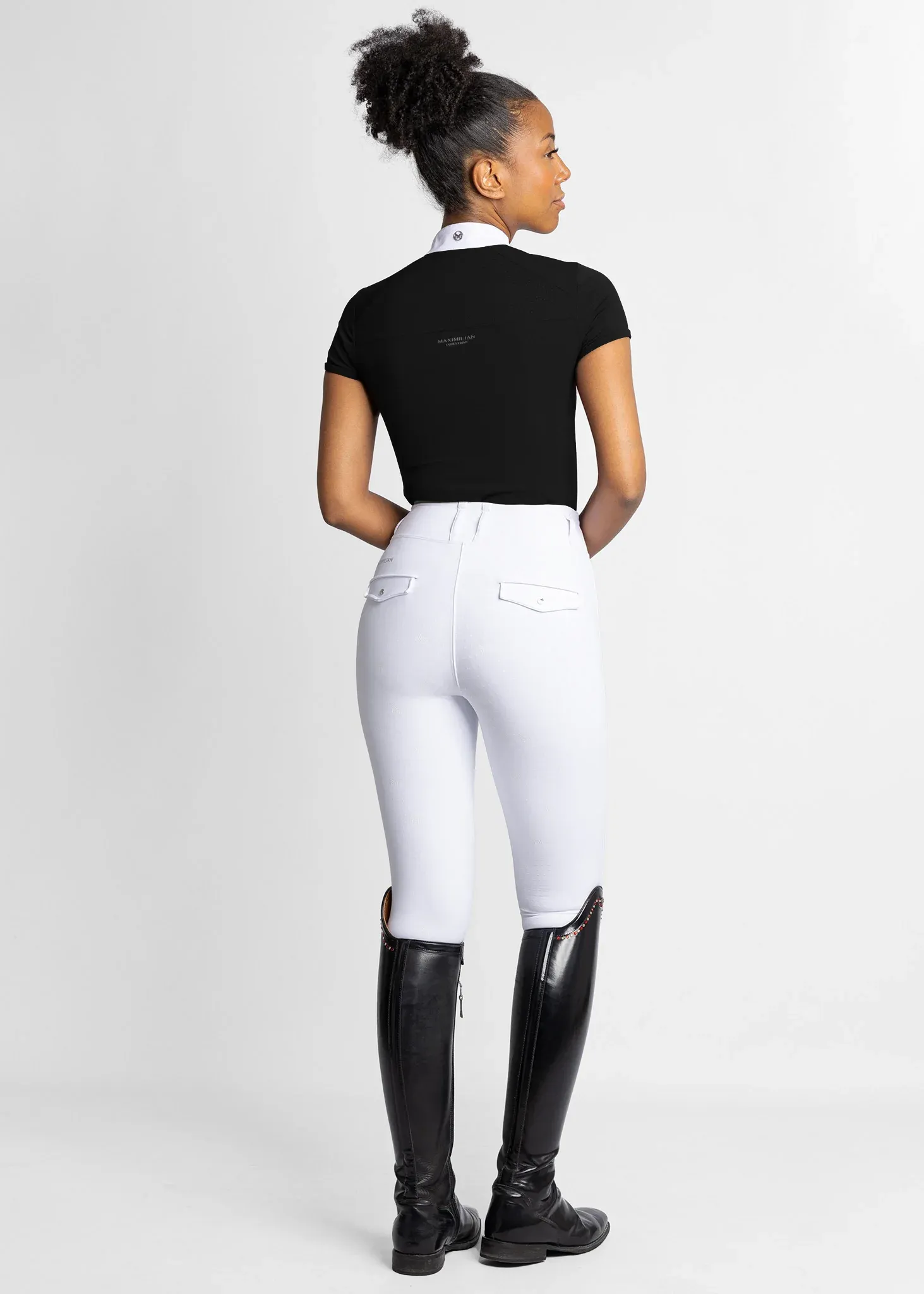 Maximilian Air Short Sleeve Show Shirt Women