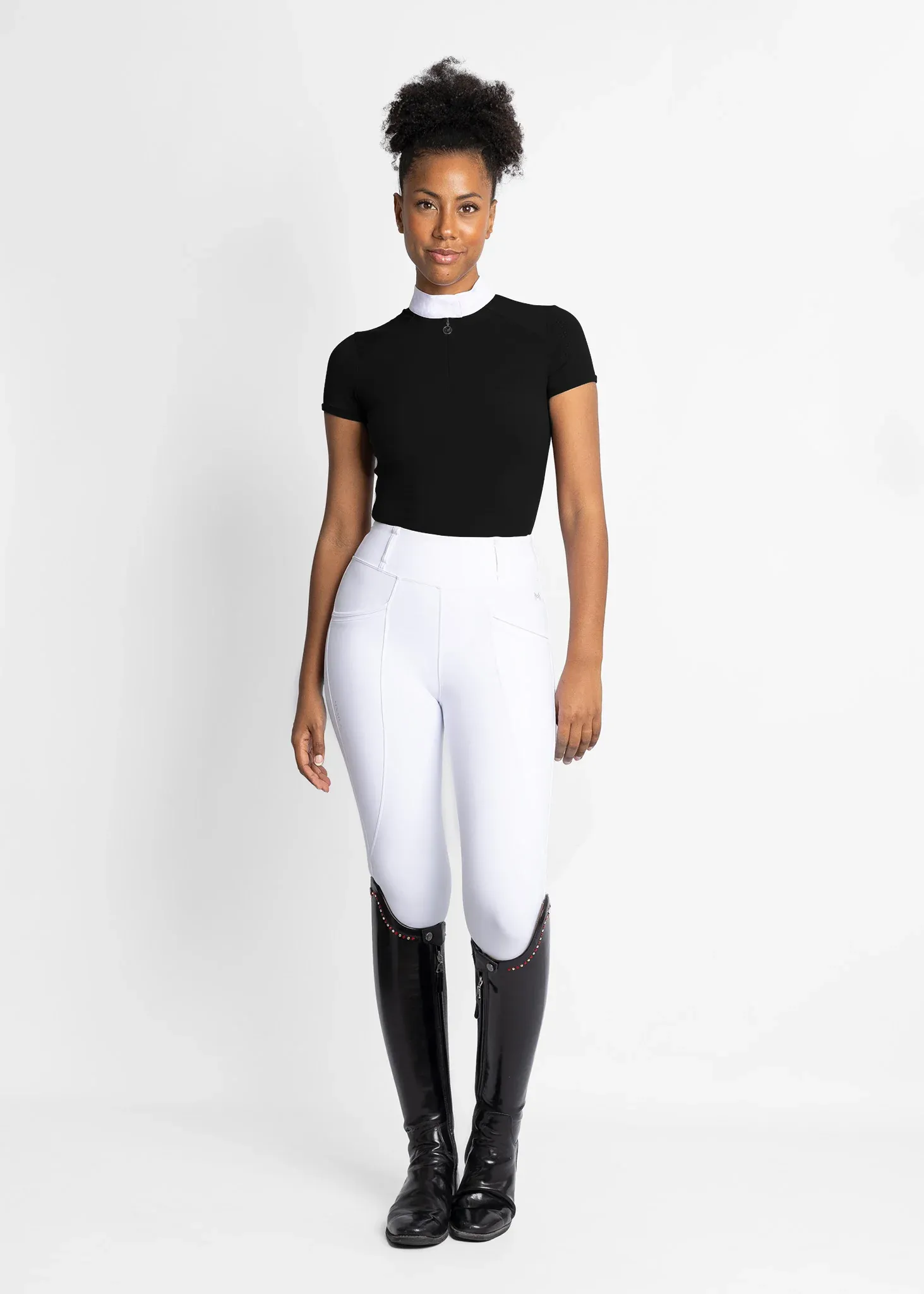 Maximilian Air Short Sleeve Show Shirt Women