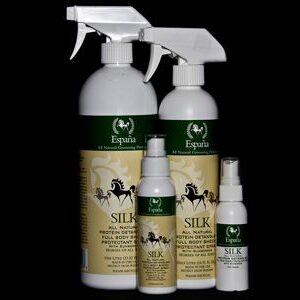 SILK Natural Protein Detangler/Full Body Sheen/Protectant Spray with Sunscreen Size: Litre (33 oz)