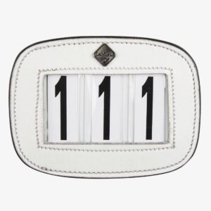 LeMieux Saddle Number Holder White (One Size)