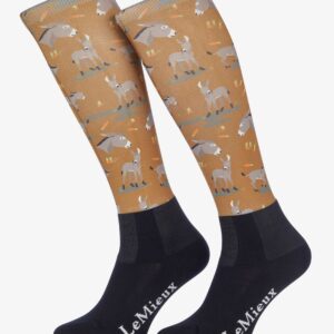 LeMieux Footsie Socks Donkey Junior