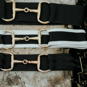 The Novella Snaffle Belts in Black