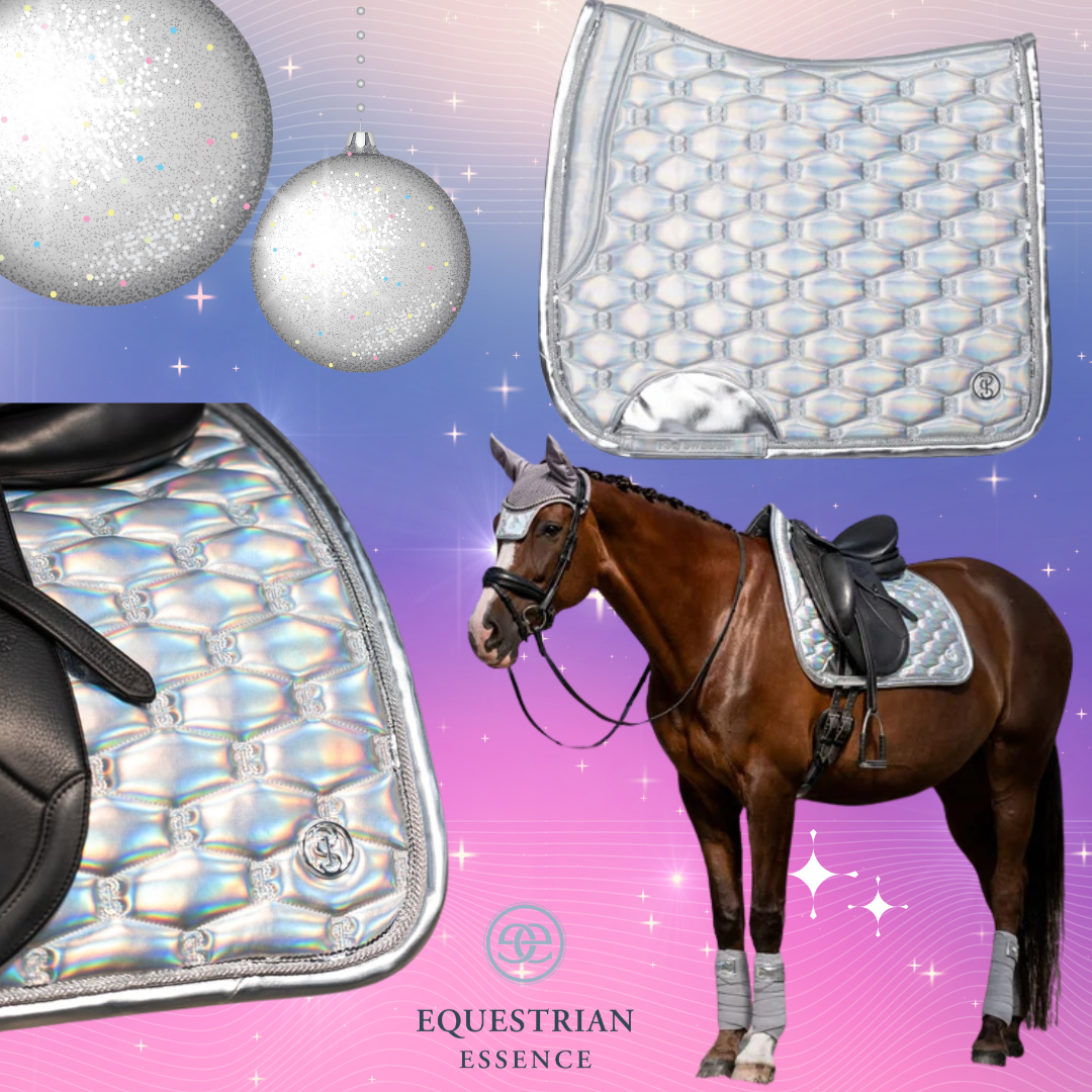 PS of Sweden Dazzling Metallic Dressage Pad Silver