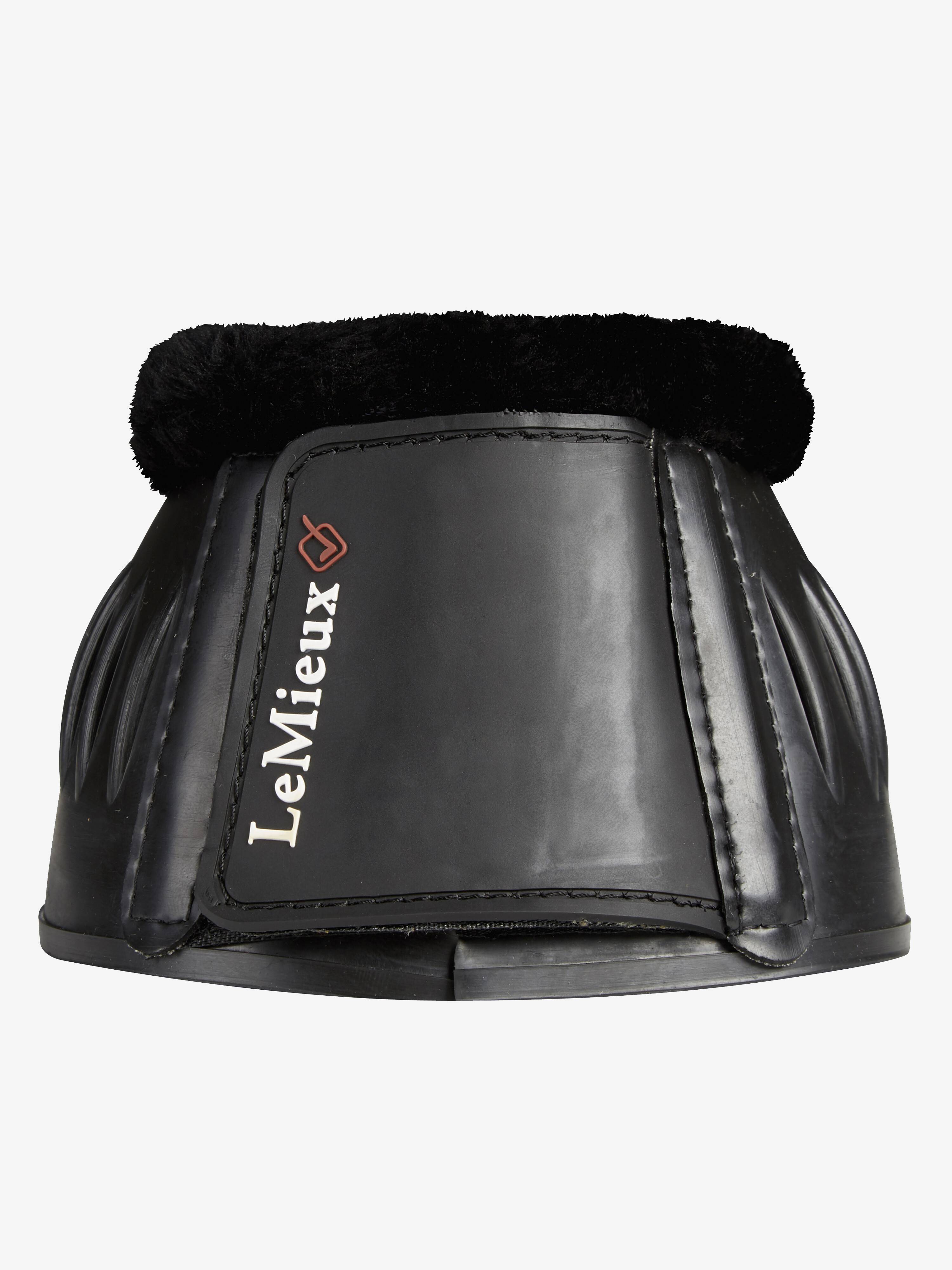 Rubber Bell Boots With Fleece Black