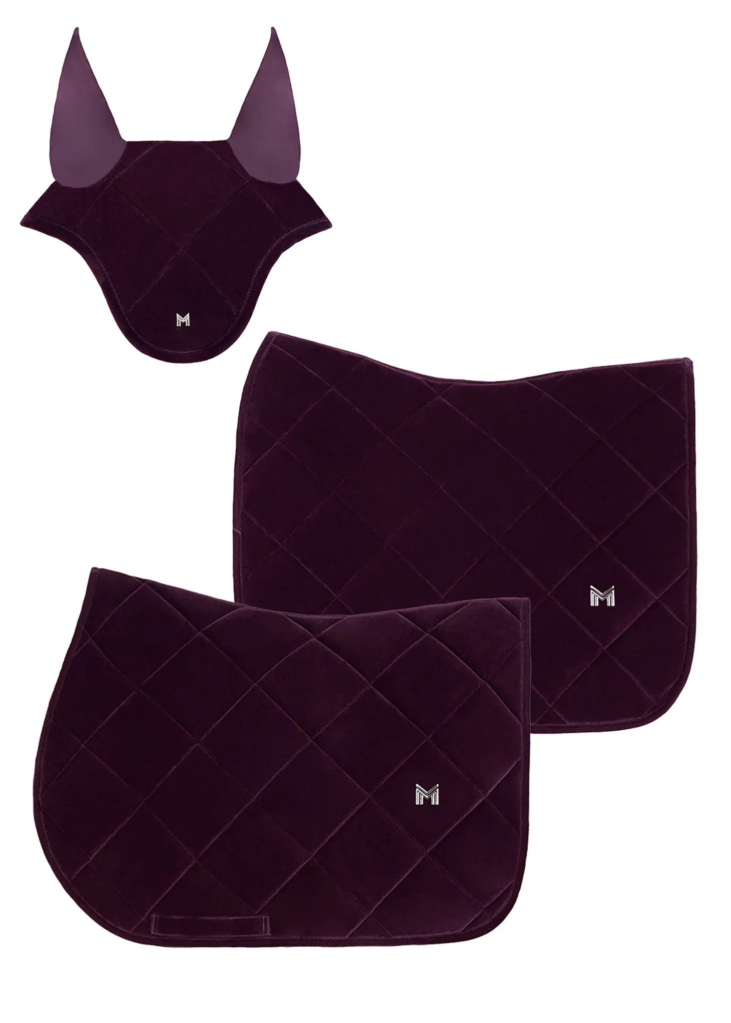 Velvet Ear Bonnet (Sapphire)