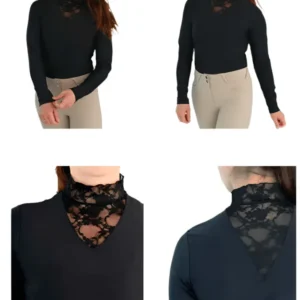 Hannah Childs Izzy Lace LS Tech Top