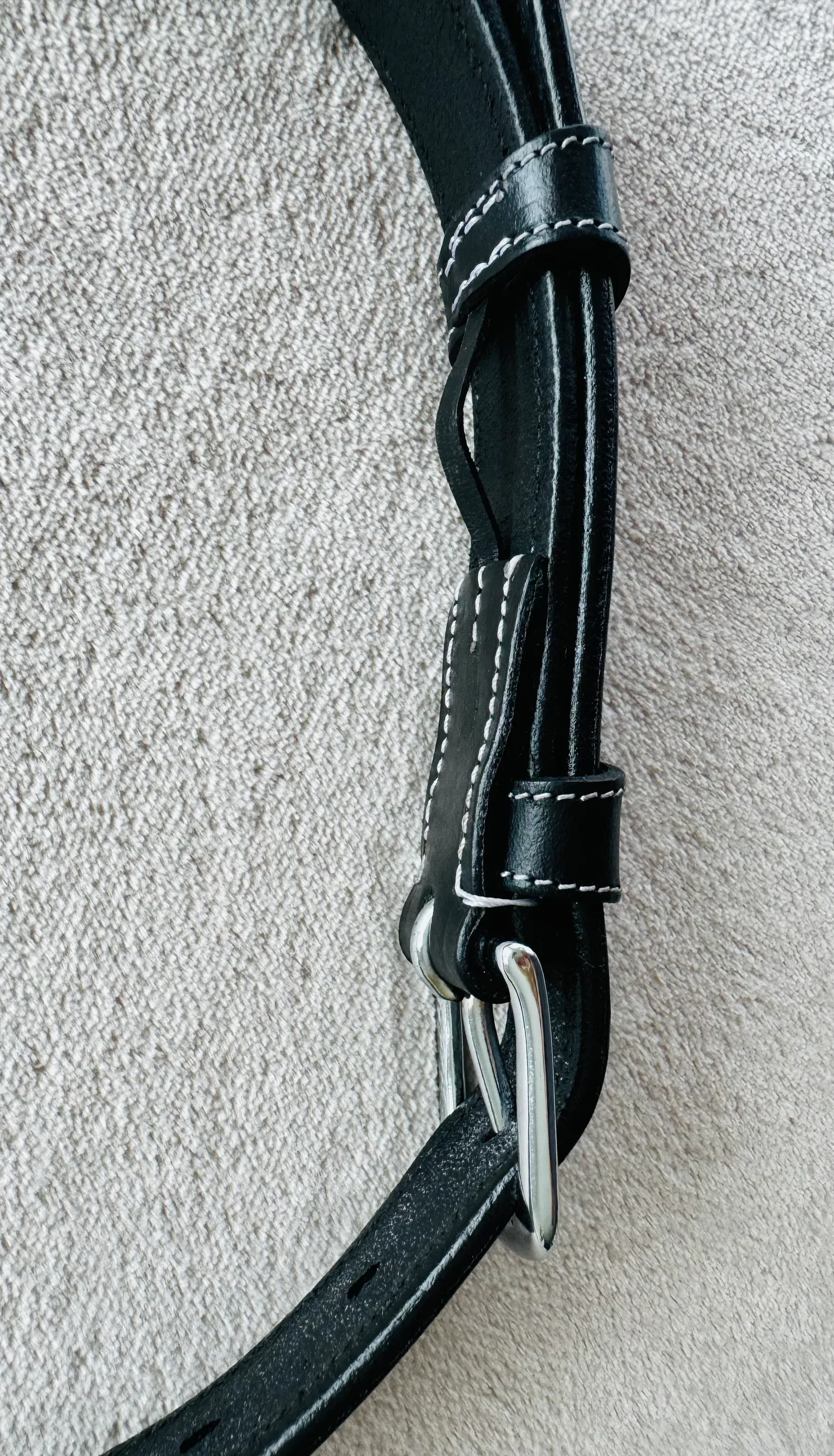 Bridleberry Leather Tack & Co  Women's Full Grain Leather Belt with Horse Bits