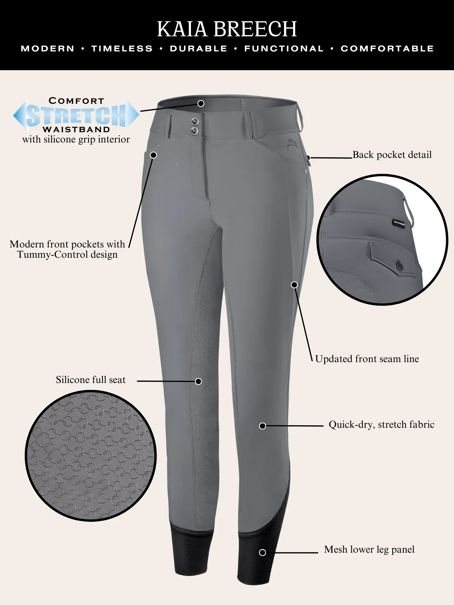 RJ Classics Kaia Full Seat Breech