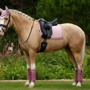 LeMieux Suede Dressage Square Blossom Large