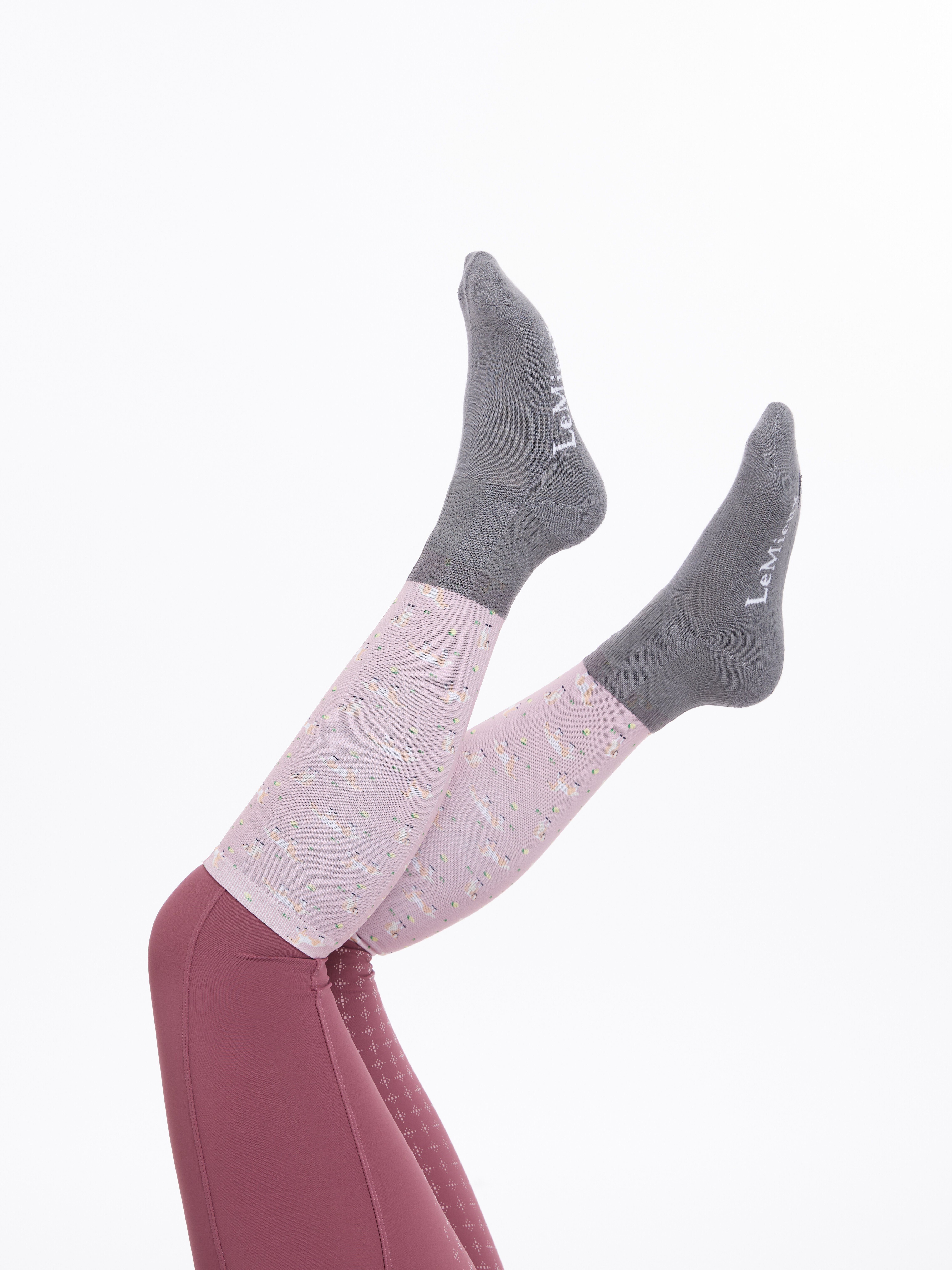 LeMieux Footsie Socks Lemon