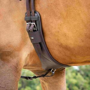 LeMieux Arika Contoured Dressage Girth Brown - 22 inch