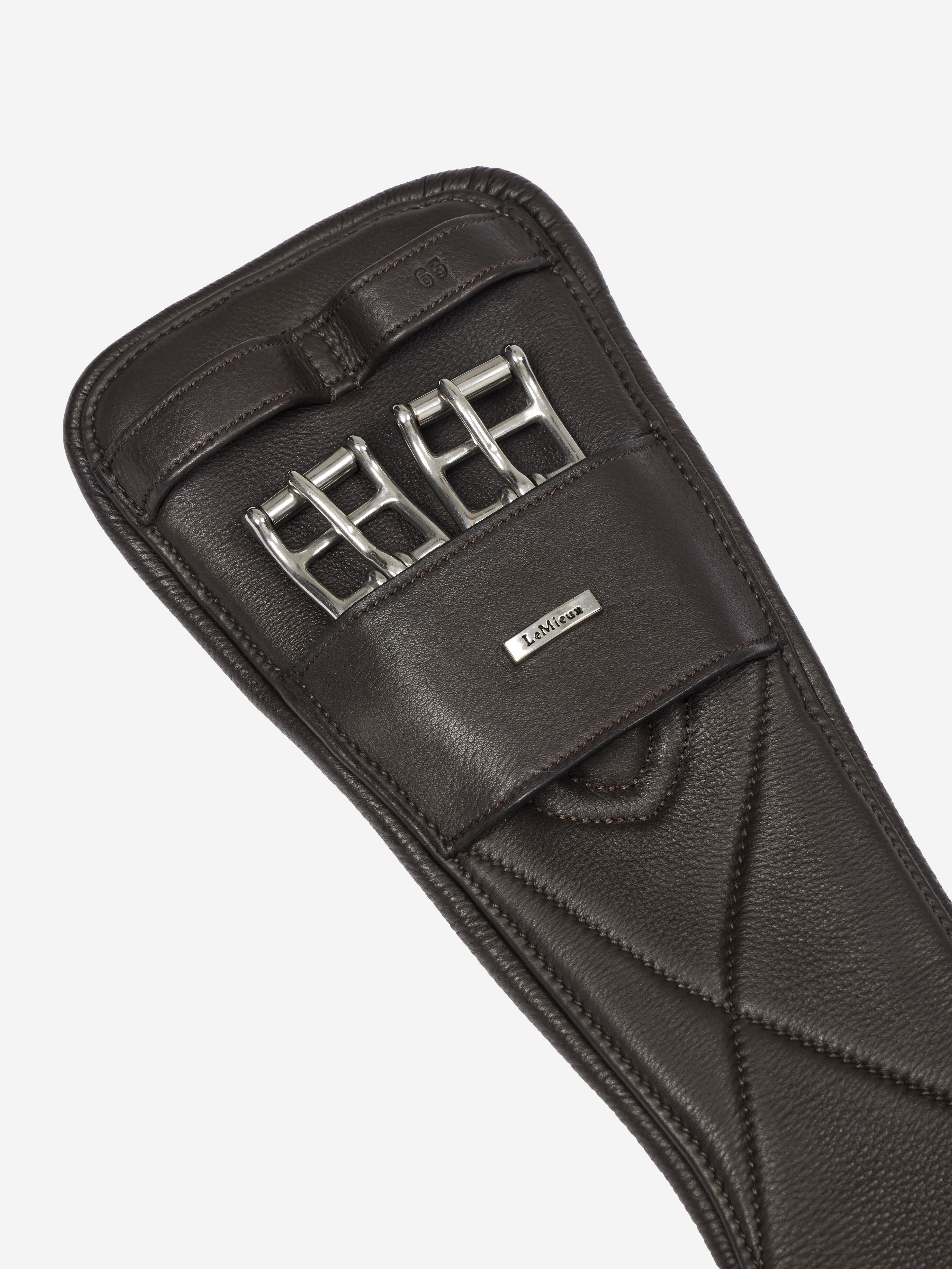LeMieux Arika Contoured Dressage Girth Brown - 22 inch